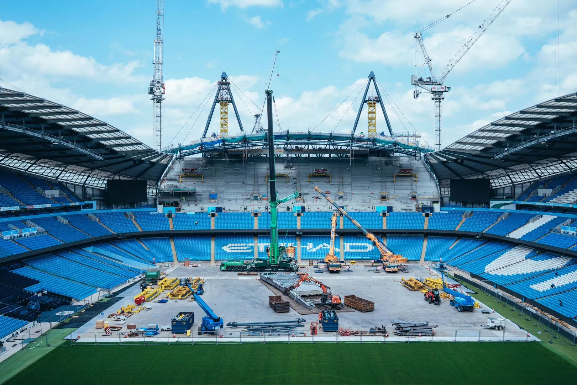 Etihad North Stand expansion relocates Manchester City supporters